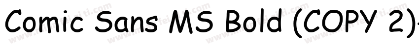 Comic Sans MS Bold (COPY 2)字体转换